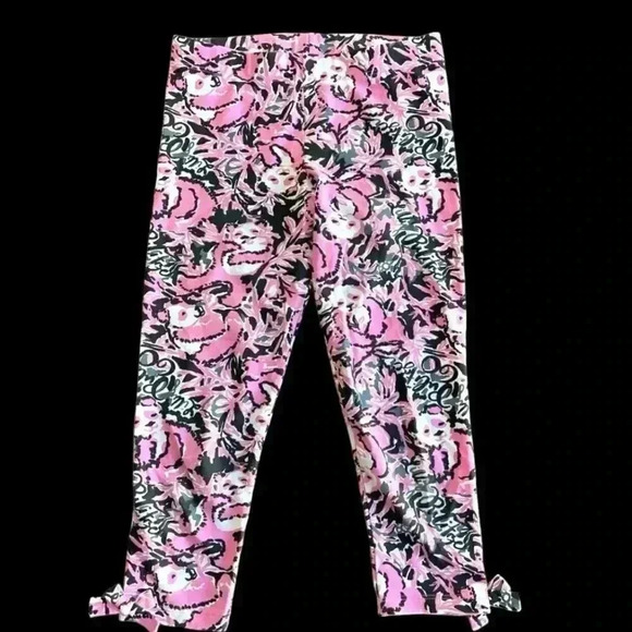 NWT Lilly Pulitzer Hangin with my Boo Luxletic Leggings Size Large Girls - Picture 6 of 13